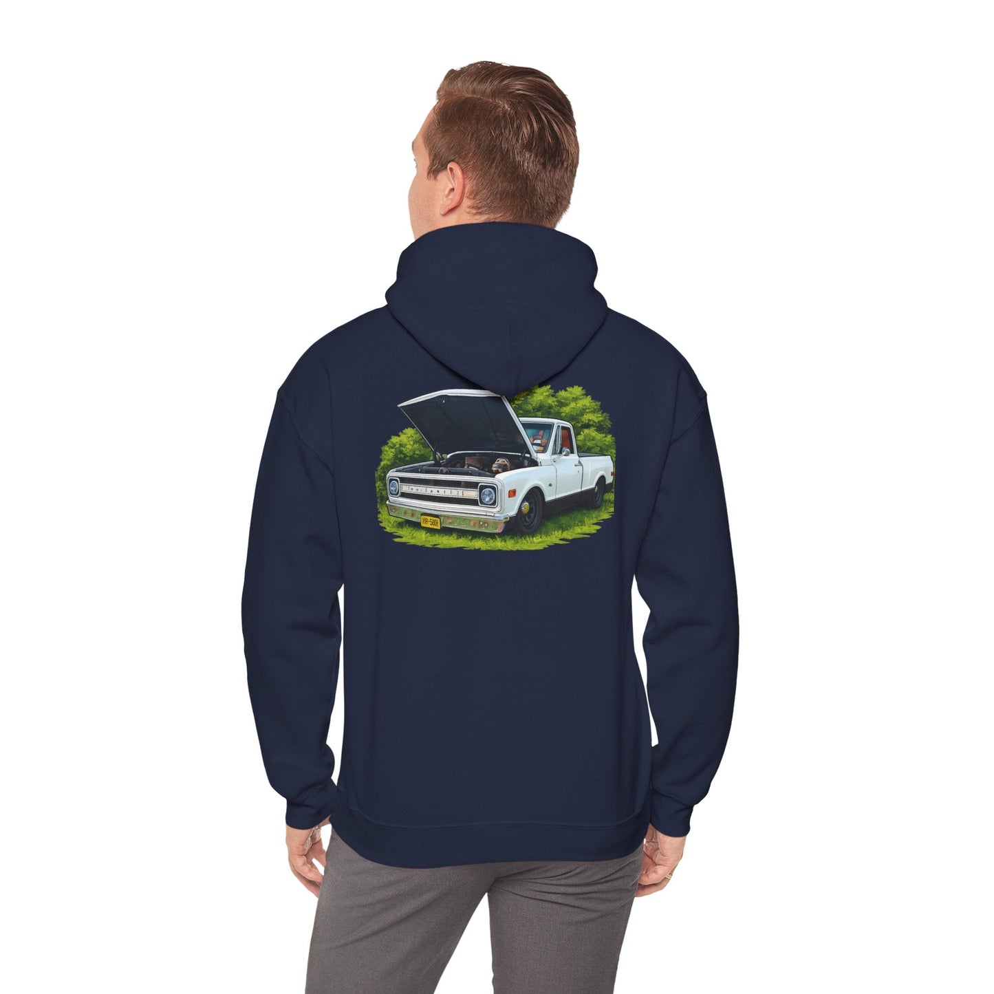 Classic Chevy C10 Truck Hoodie – Vintage Pickup Graphic Sweatshirt