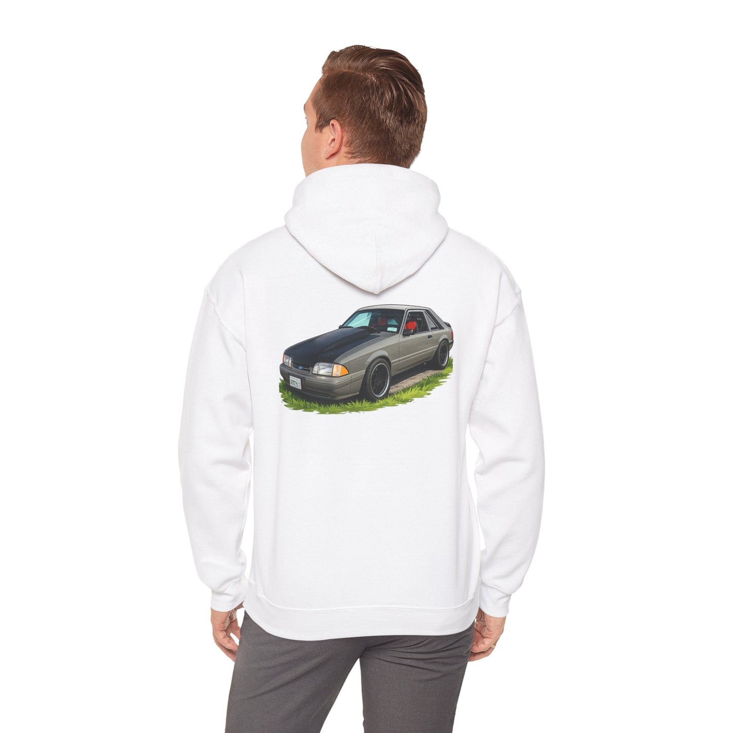 Classic Foxbody Mustang Hoodie – Vintage 1980s Muscle Car Sweatshirt