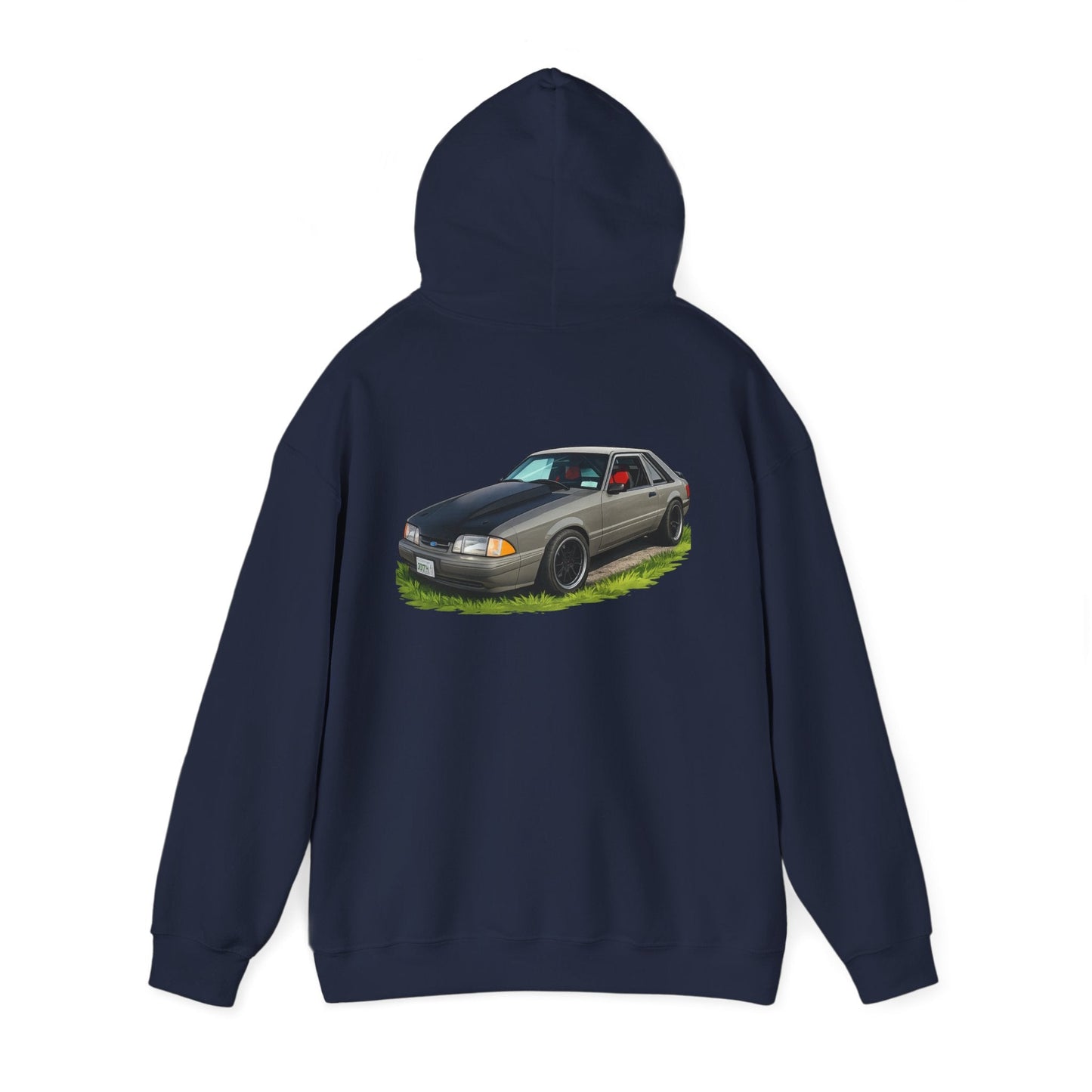 Classic Foxbody Mustang Hoodie – Vintage 1980s Muscle Car Sweatshirt