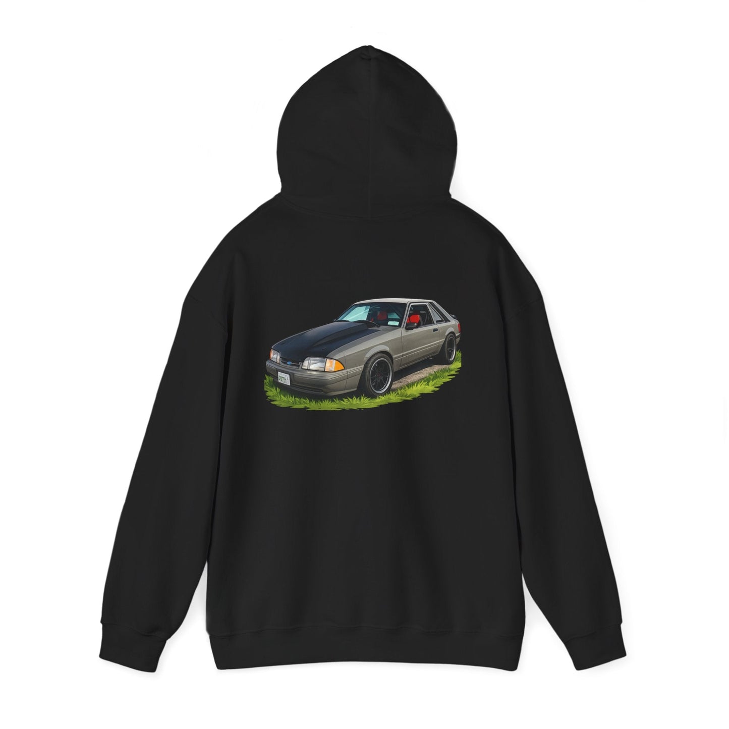 Classic Foxbody Mustang Hoodie – Vintage 1980s Muscle Car Sweatshirt