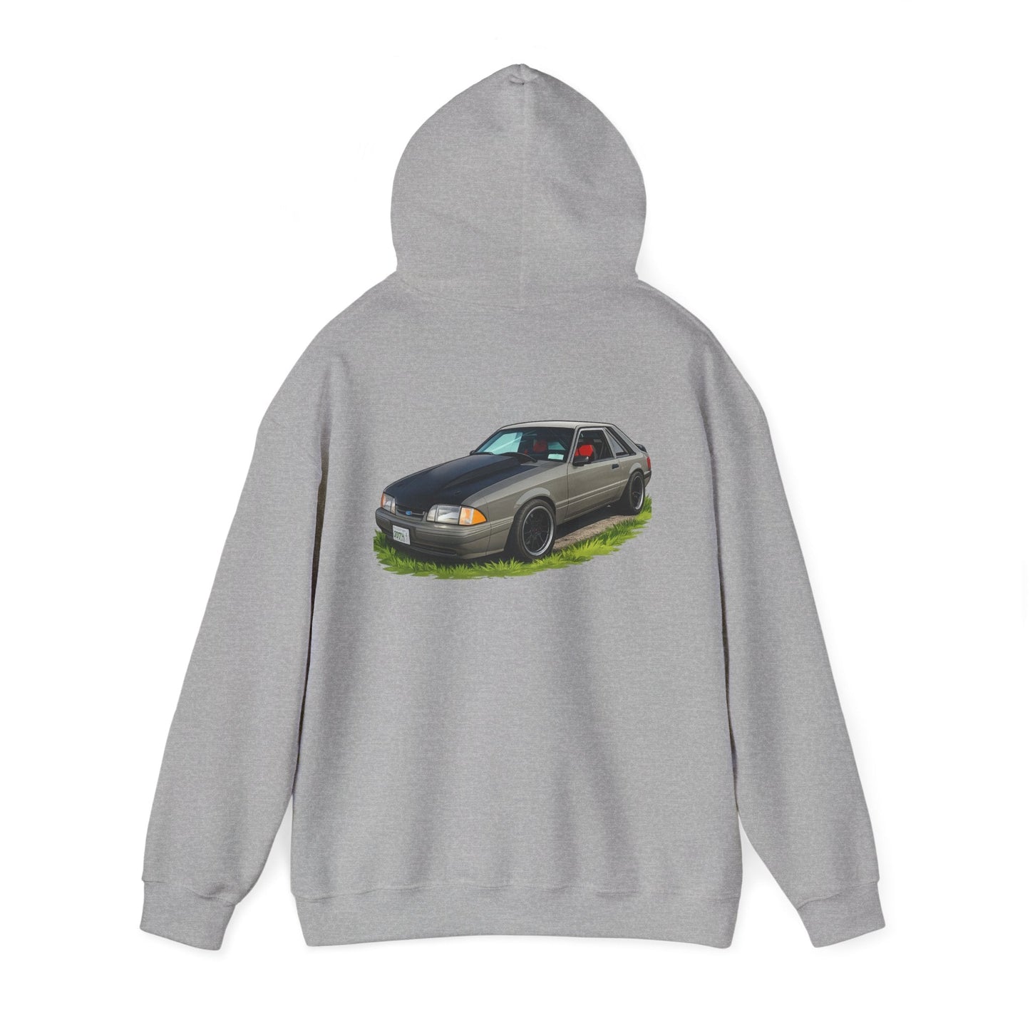 Classic Foxbody Mustang Hoodie – Vintage 1980s Muscle Car Sweatshirt