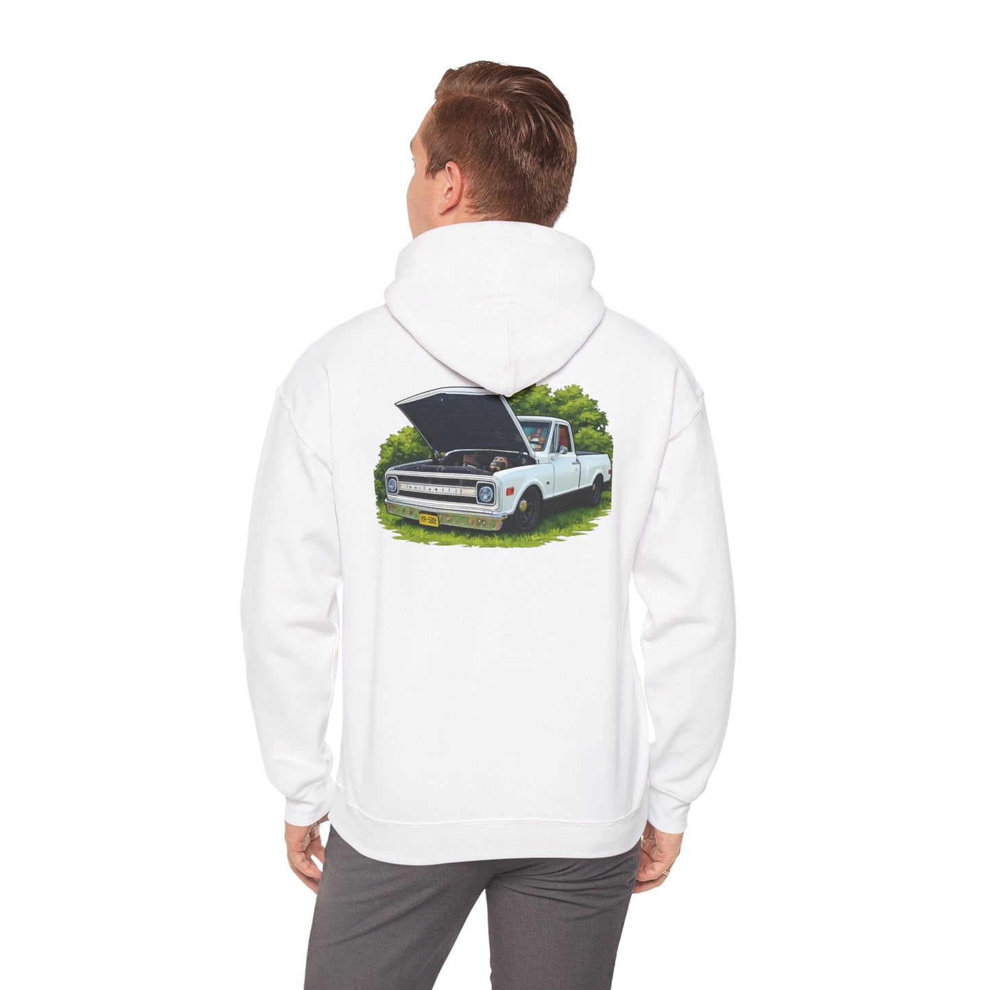 Classic Chevy C10 Truck Hoodie – Vintage Pickup Graphic Sweatshirt