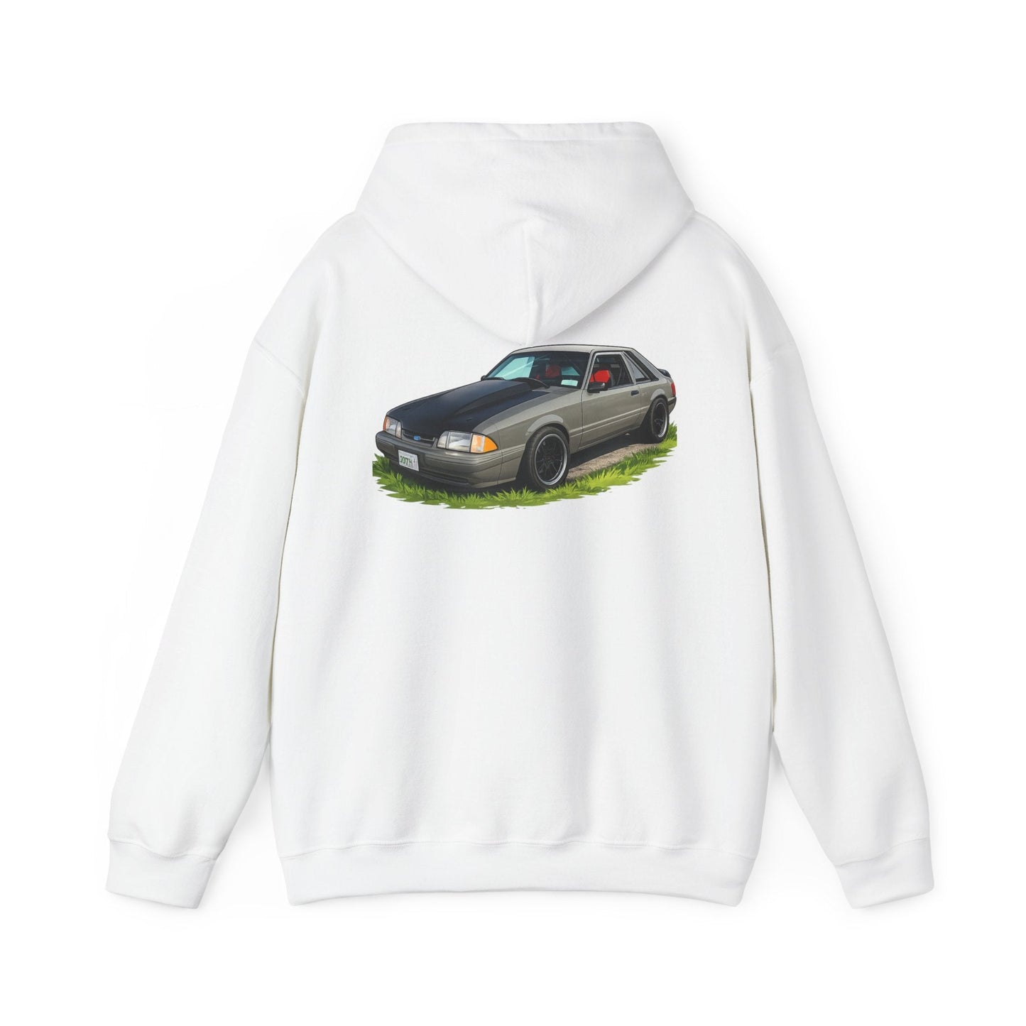 Classic Foxbody Mustang Hoodie – Vintage 1980s Muscle Car Sweatshirt