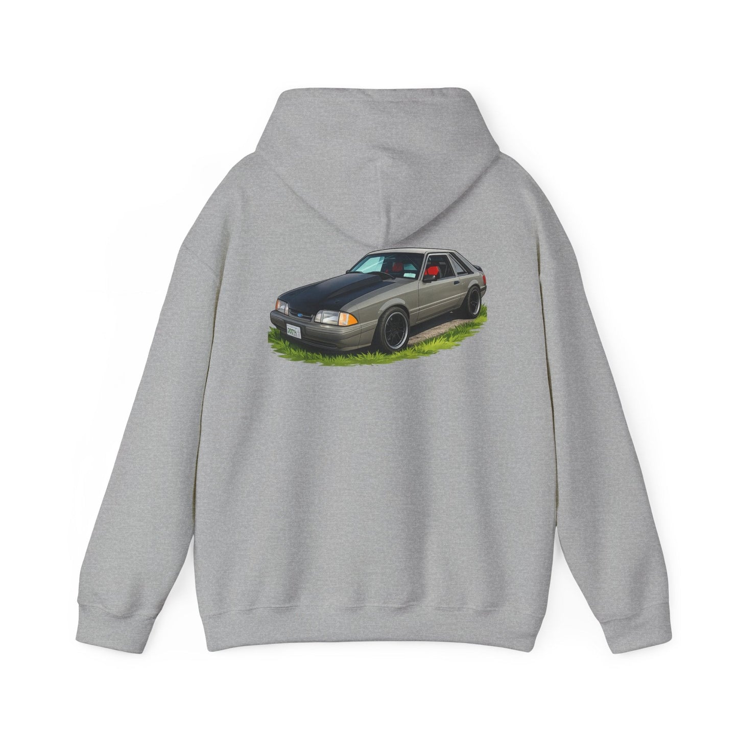 Classic Foxbody Mustang Hoodie – Vintage 1980s Muscle Car Sweatshirt